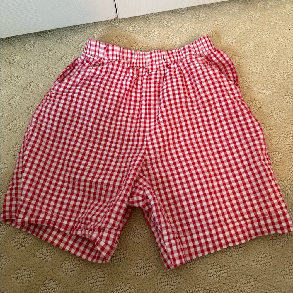 The Bailey Boy’s Red Gingham Boy’s Shorts